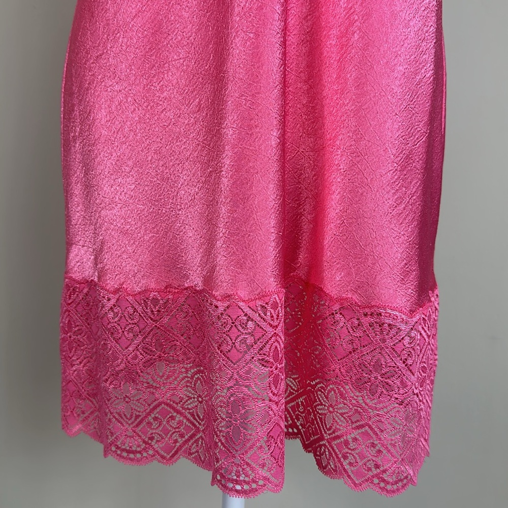 Victorias Secret Gold Label Pink Slip Dress Size Medium - Picture 2 of 5